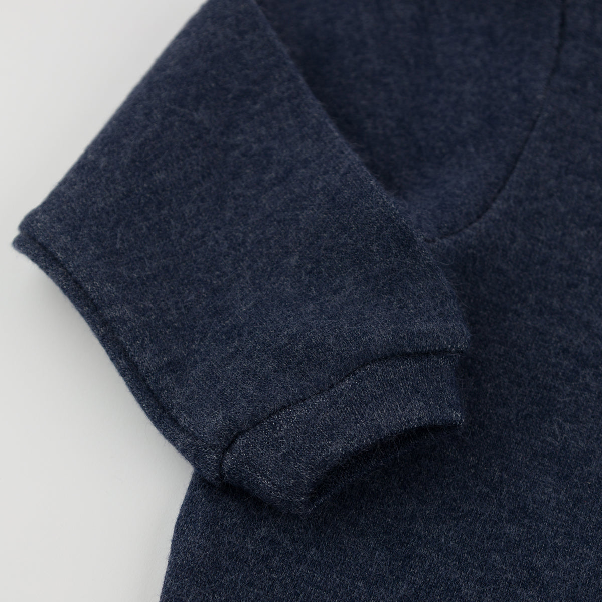 oh baby! Brooklyn Boxy Sweatshirt - Lab Bandana - Navy Heather - Sleeve