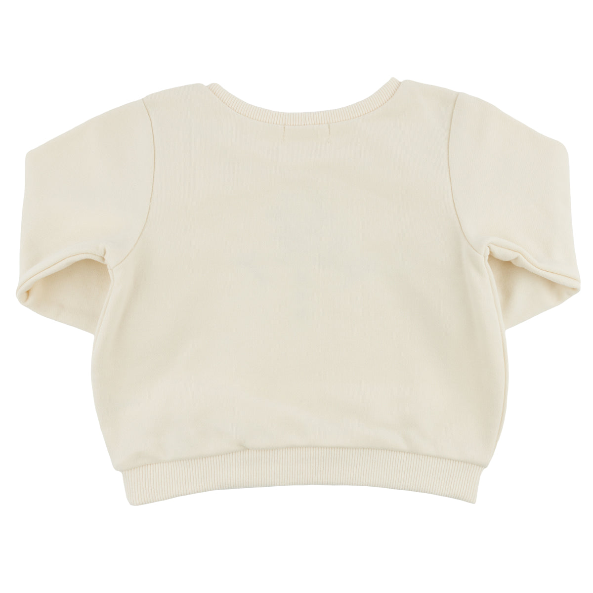 oh baby! Brooklyn Boxy Sweatshirt - Full Snowman - Natural - Back