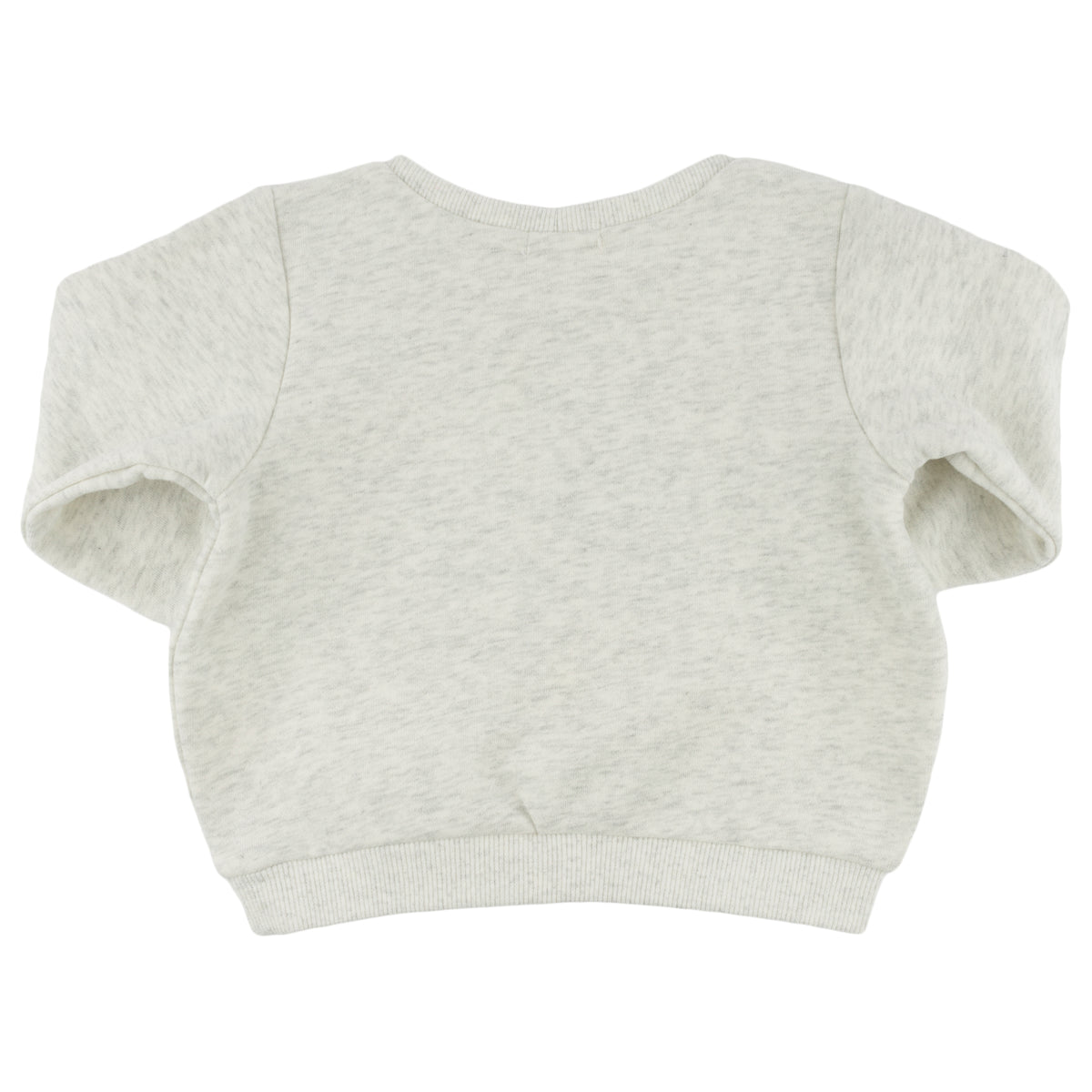oh baby! Brooklyn Boxy Sweatshirt - Hockey Skate - Heather Gray - Back