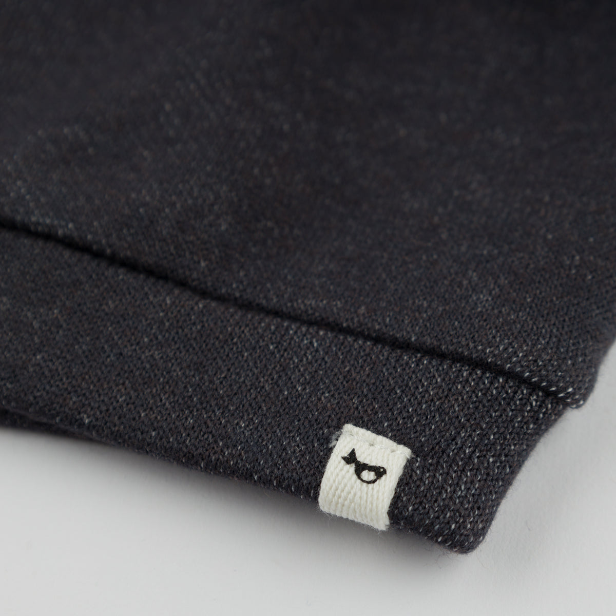 oh baby Brooklyn Boxy Sweatshirt - Wolf - Charcoal - Logo