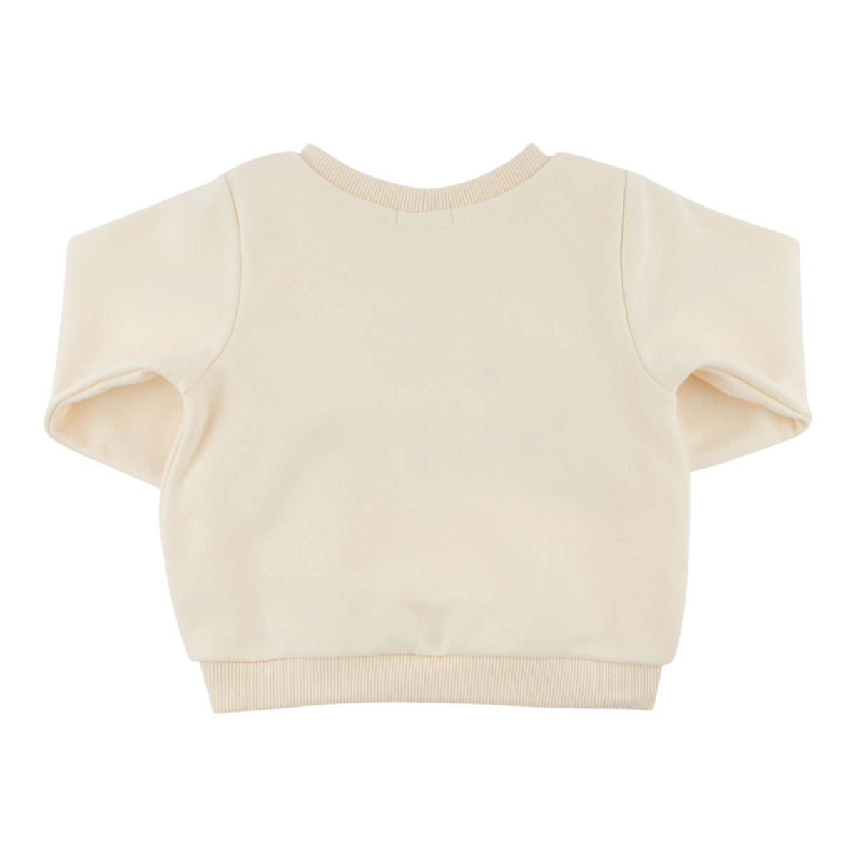 oh baby! Brooklyn Boxy Sweatshirt - "I Heart Santa" - Sugar Cookie - back