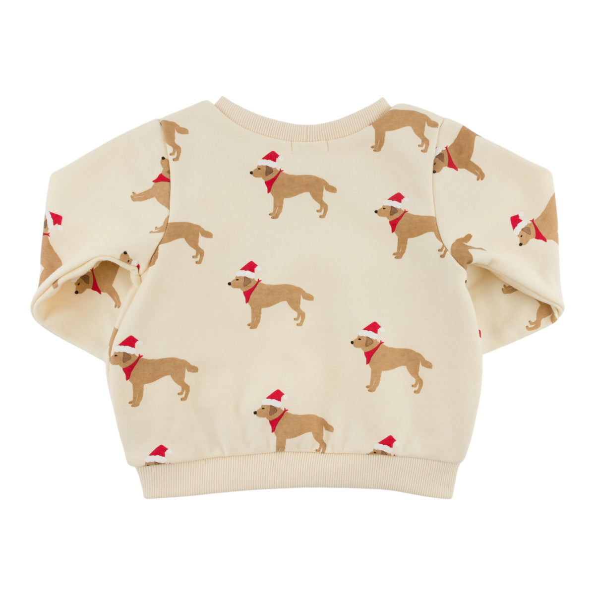 oh baby! Brooklyn Boxy Sweatshirt - Santa Labs - Sugar Cookie - back