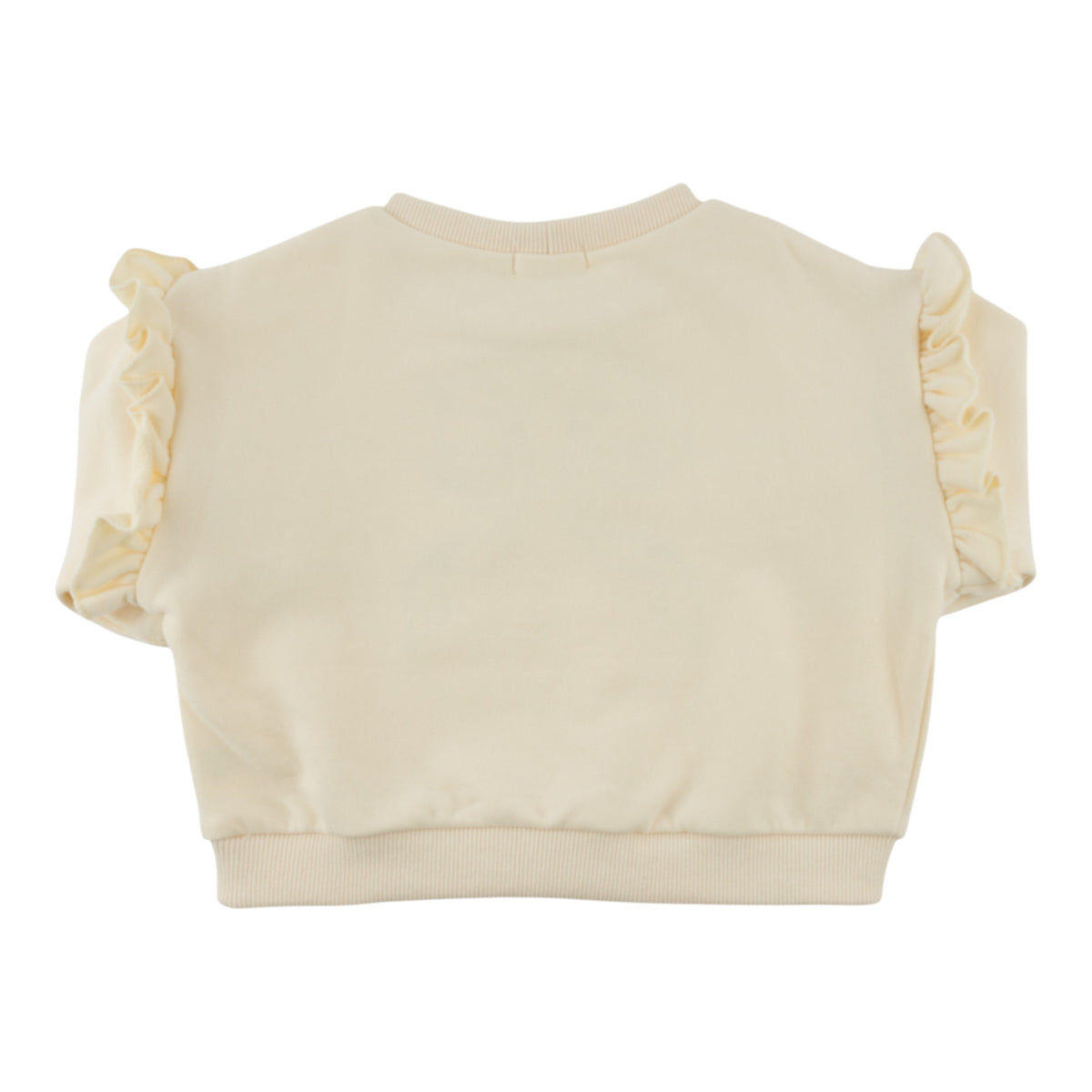 oh baby! Millie Sweatshirt - Harvest Bloom Quilted Bow - Sugar Cookie - Back