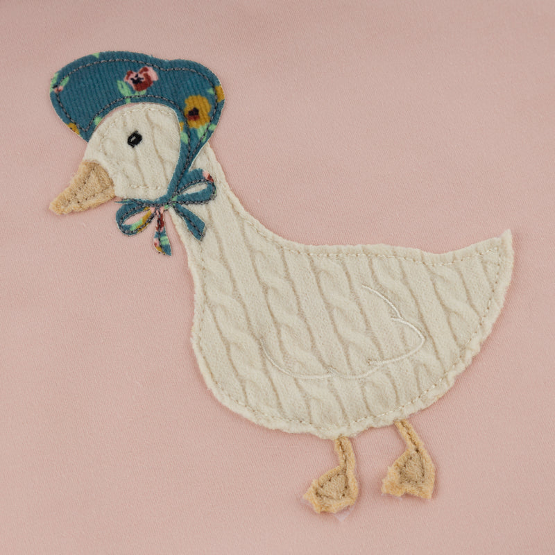 oh baby! Millie Sweatshirt - Mother Goose - Dusty Pink - Close Up