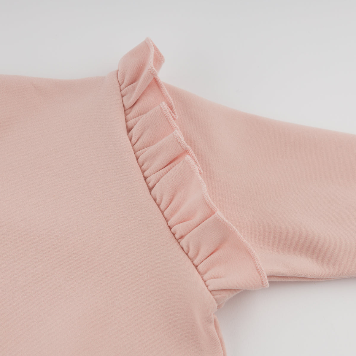 oh baby! Millie Sweatshirt - Mother Goose - Dusty Pink - Ruffle Sleeve