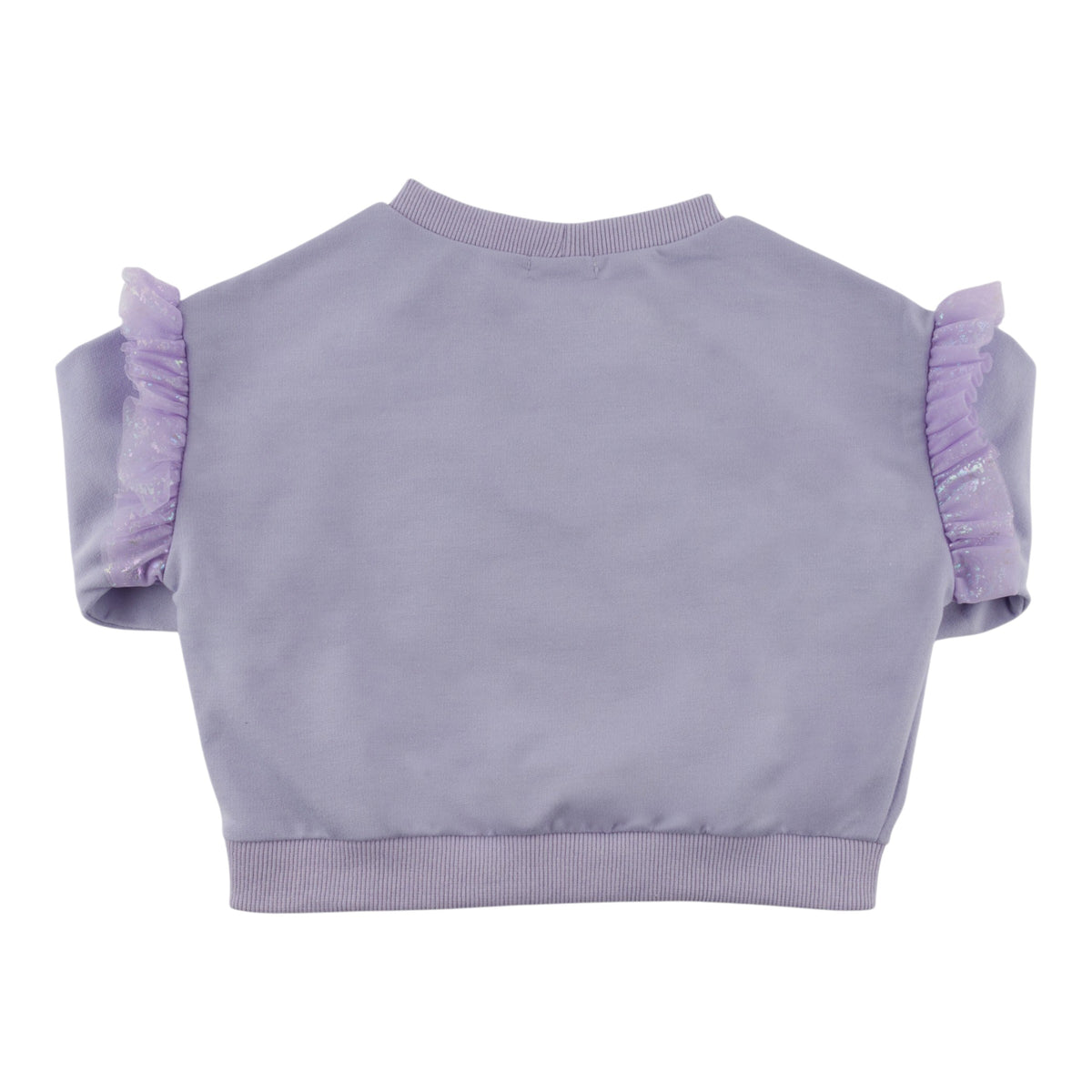 oh baby! Millie Sweatshirt - Unicorn Head Applique - Lavender - Back