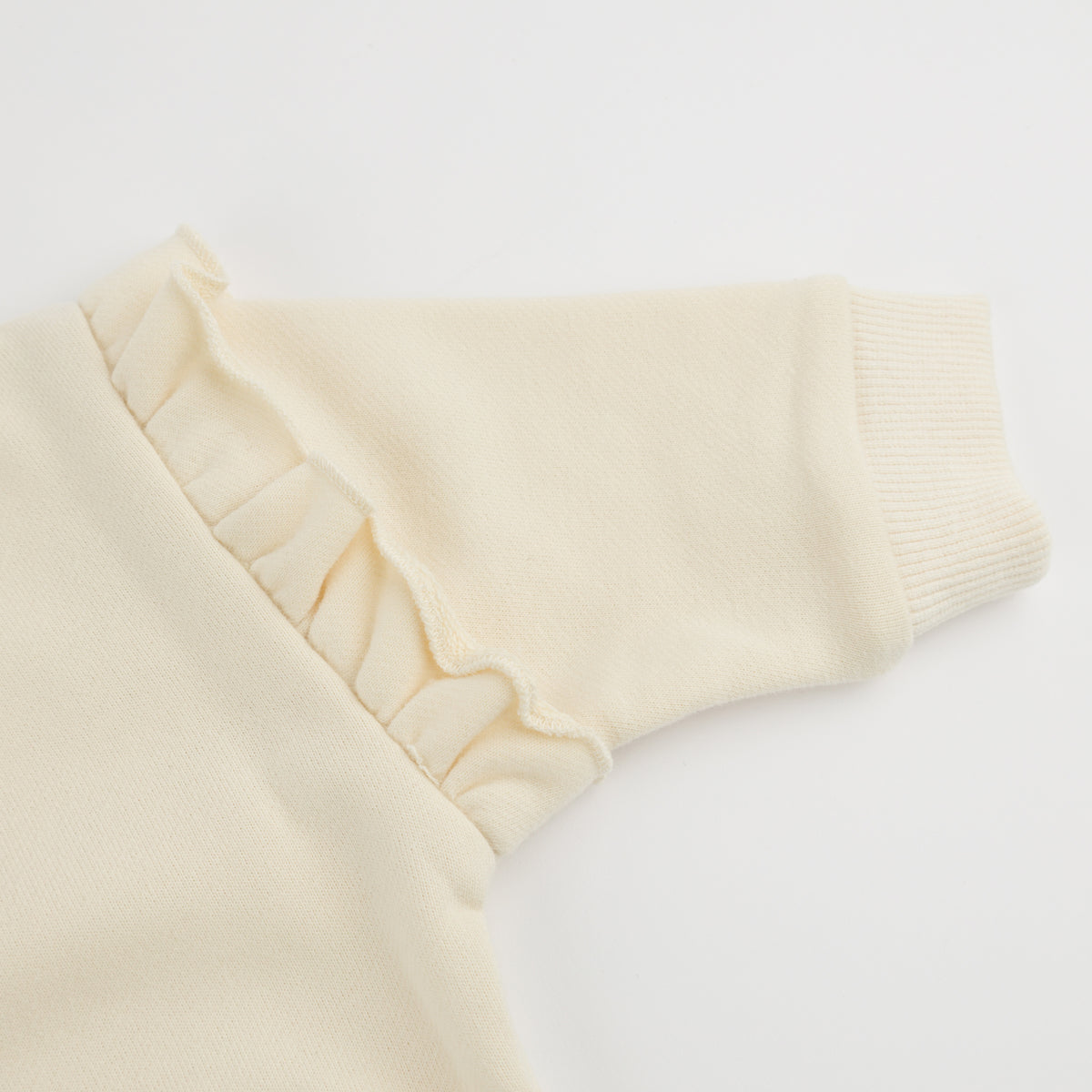 oh baby! Ruffle Slouch Sweatshirt - Grandma Loves Me - Natural - oh baby!