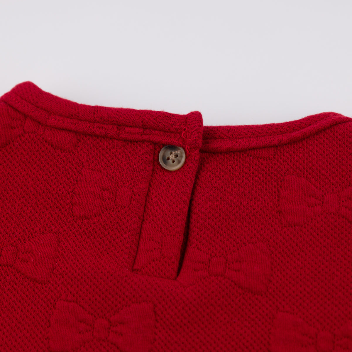 oh baby! Millie Slouch Sweatshirt - Pucker Bows - Dark Red