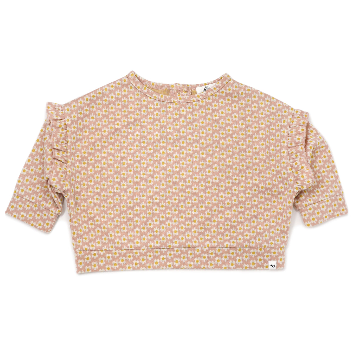 oh baby! Millie Slouch Mini Daisy Double Knit - Blush Cream