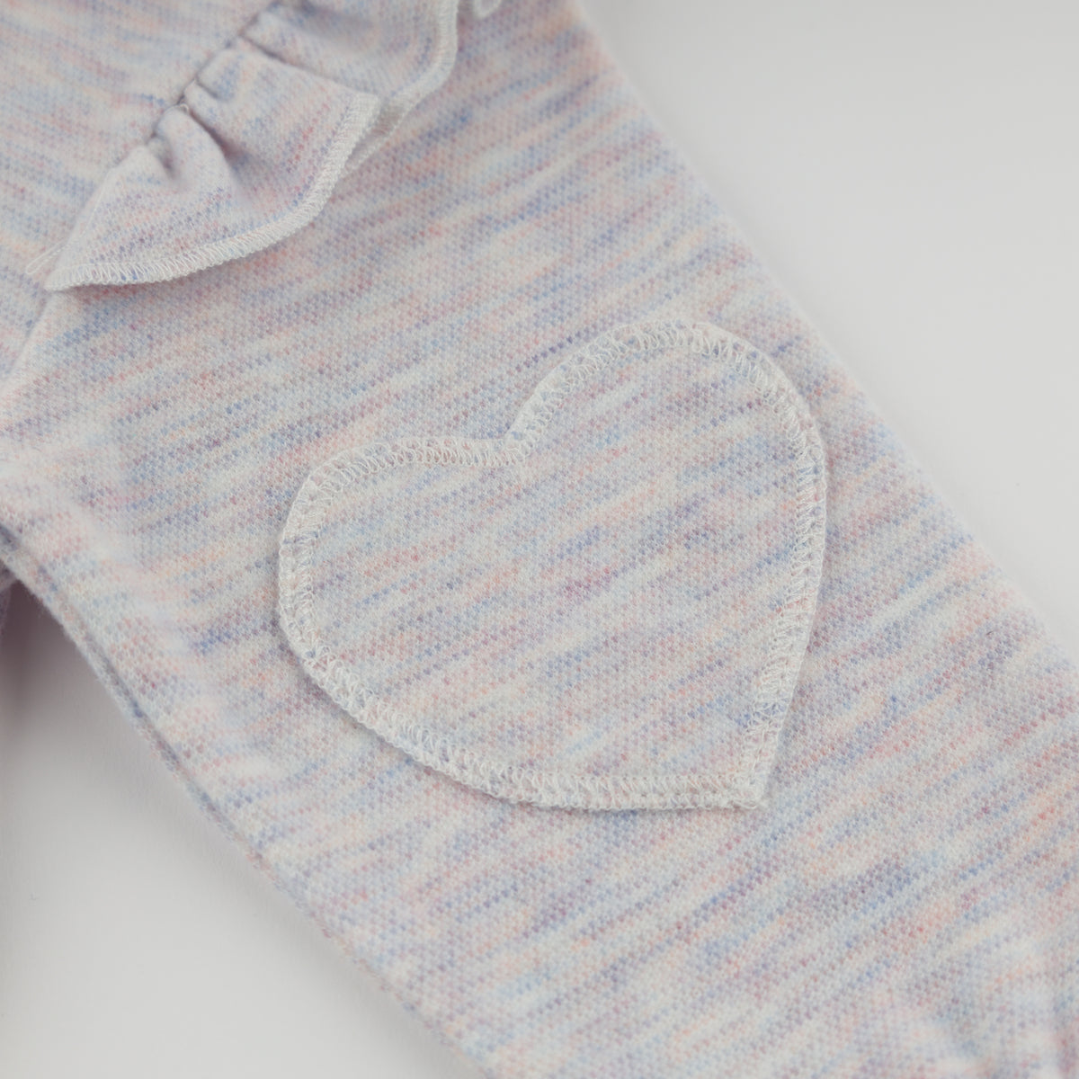 oh baby! Honeycomb Heart Patch Millie Boxy Sweatshirt - Lilac Rose - Heart Patch