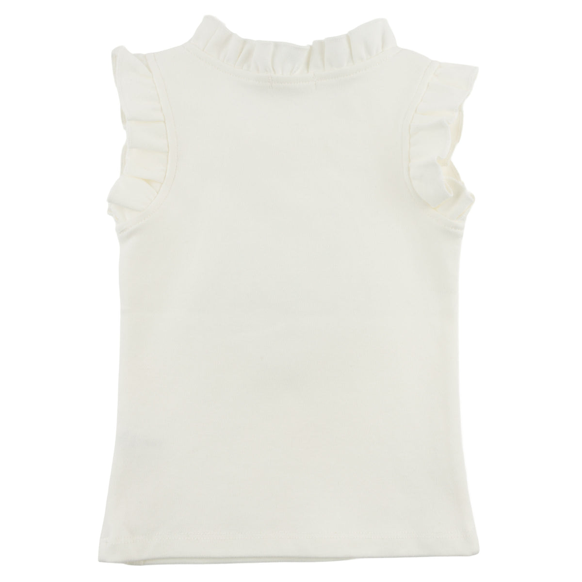 oh baby! Rebekah Tank - Garden Party Ruffle Flower - Oyster
