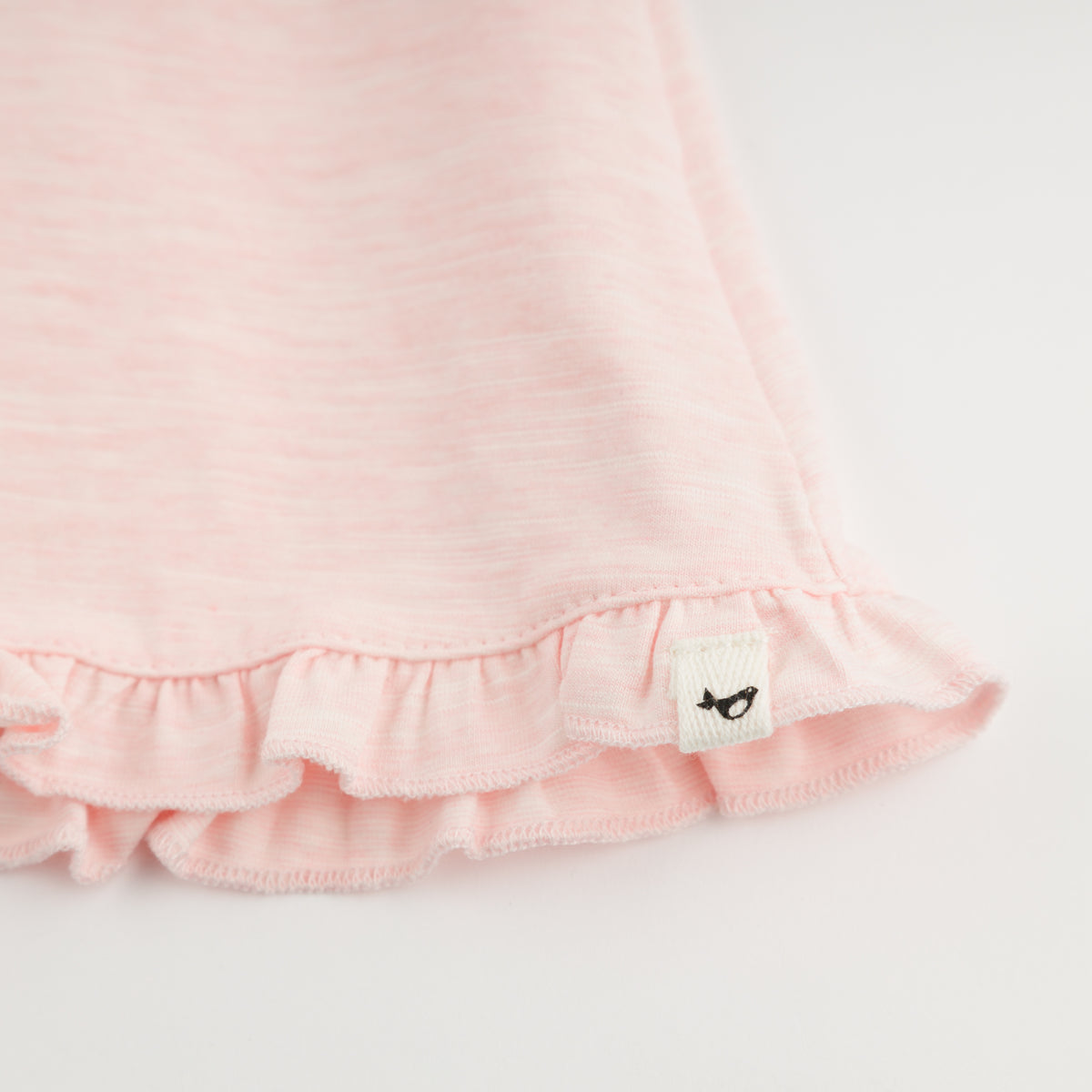 oh baby! Gracie Split-Back Ruffle Tank - Pale Pink