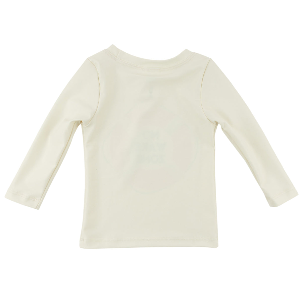 oh baby! Malibu Long Sleeve Rashguard - "No Wake Zone" - Natural