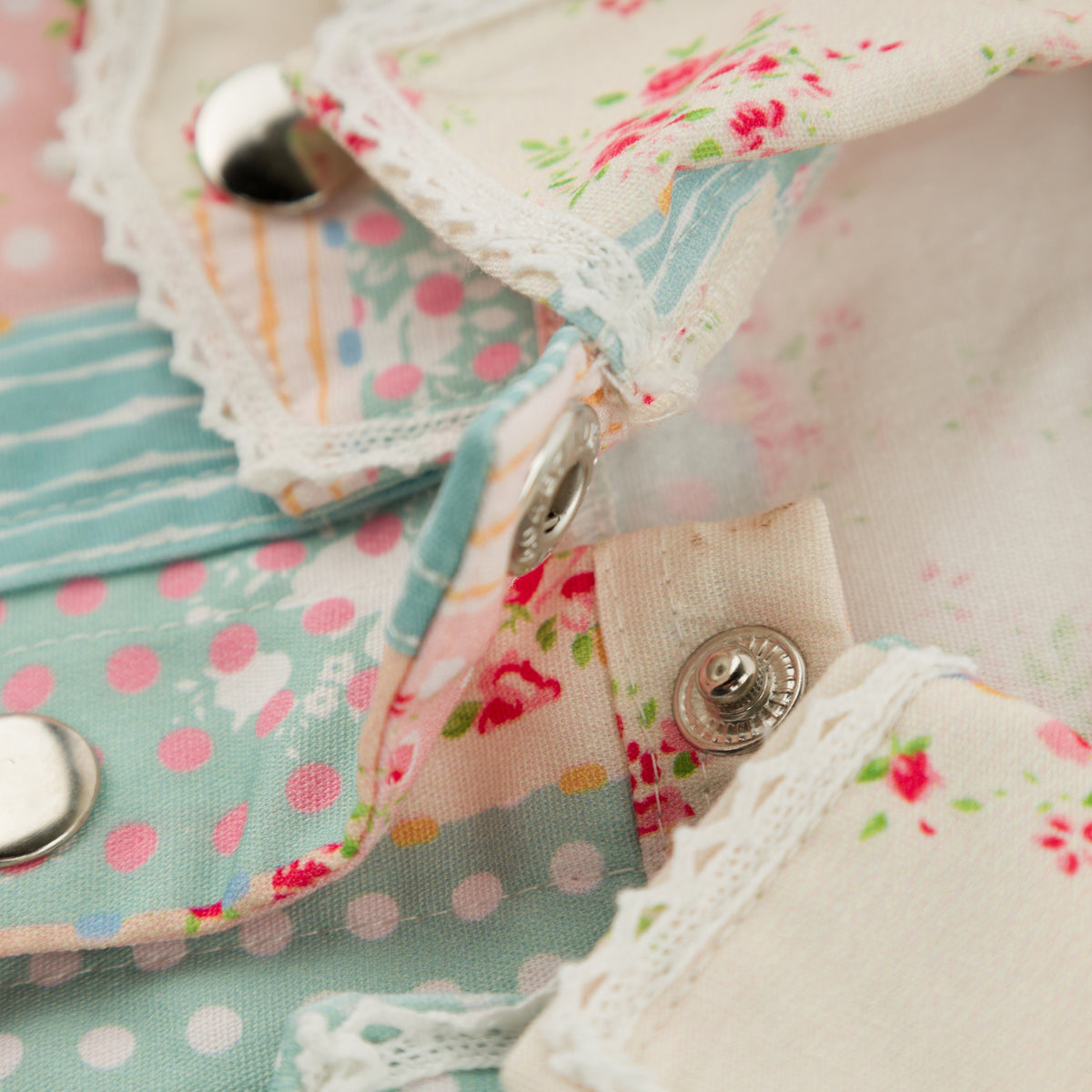 oh baby! Sabrina Ruffle Jacket - Floral Patchwork - Snap
