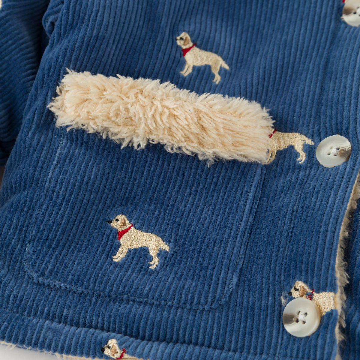 oh baby! Labs Embroidered Snowdrift Montana Jacket - Denim