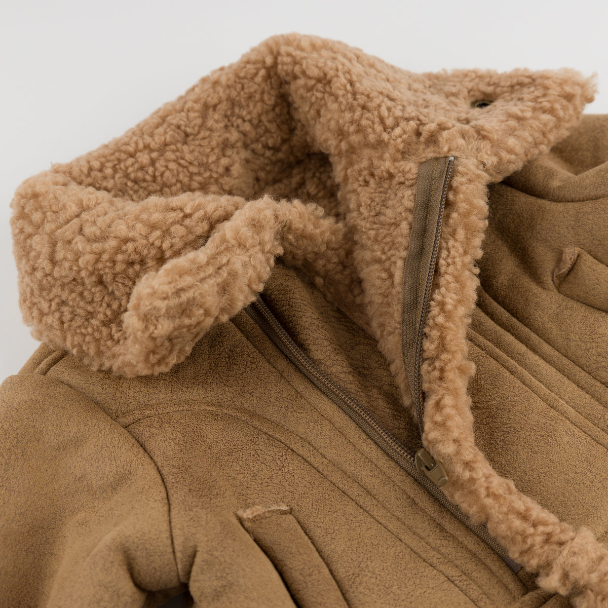 oh baby! Sherpa Aviator Jacket - Camel