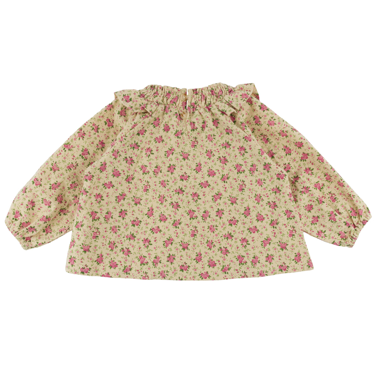 oh baby! Petite Bouquet Long Sleeve Giselle Blouse - Rose