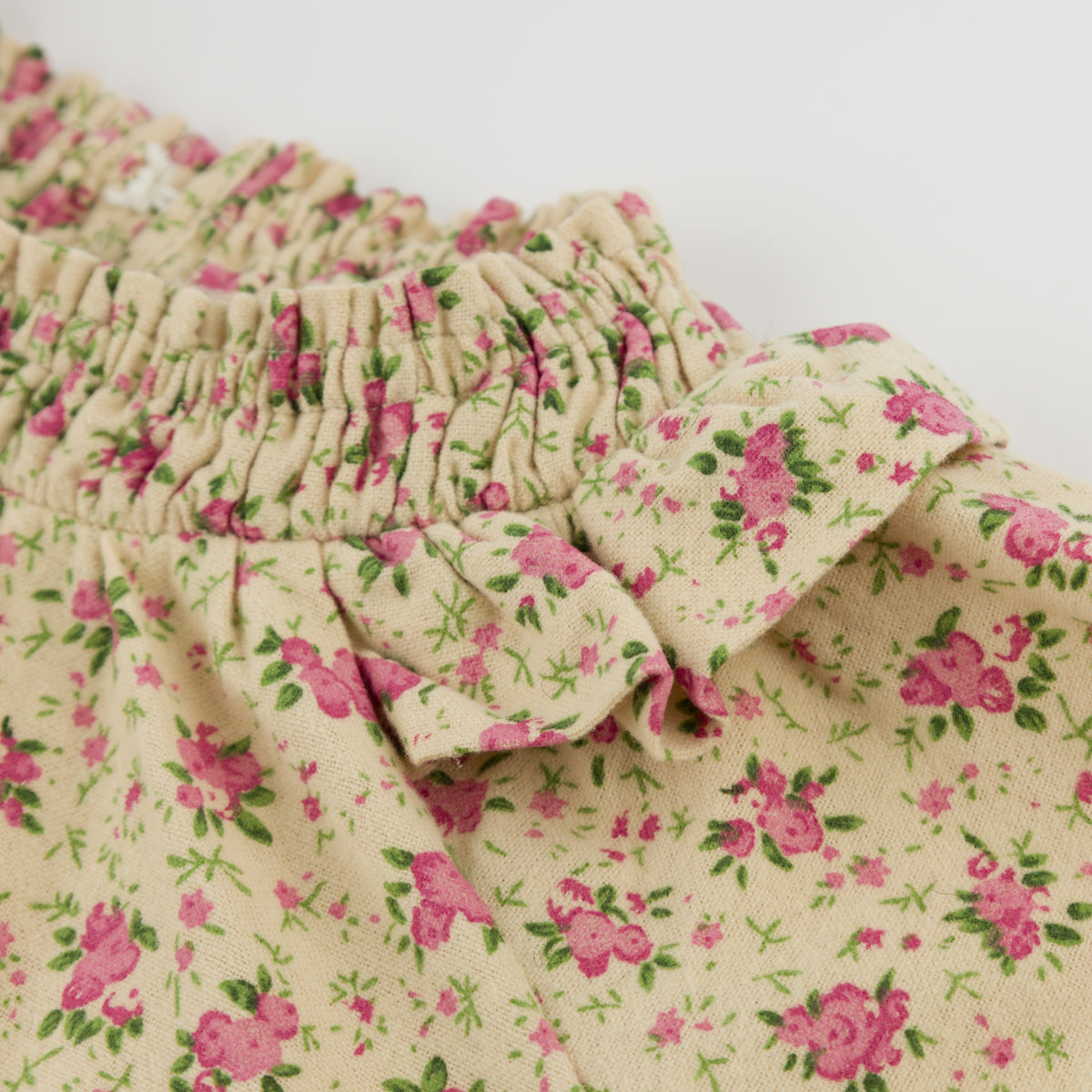 oh baby! Petite Bouquet Long Sleeve Giselle Blouse - Rose - Ruffle