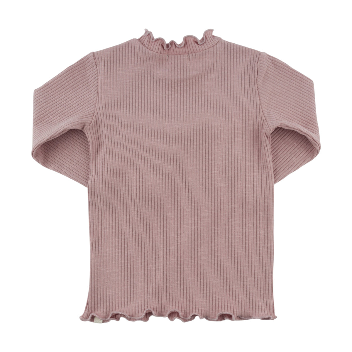 oh baby! Mock Neck Long Sleeve Top - Harvest Bloom Ruffle Bow - Dusty Lilac - Back