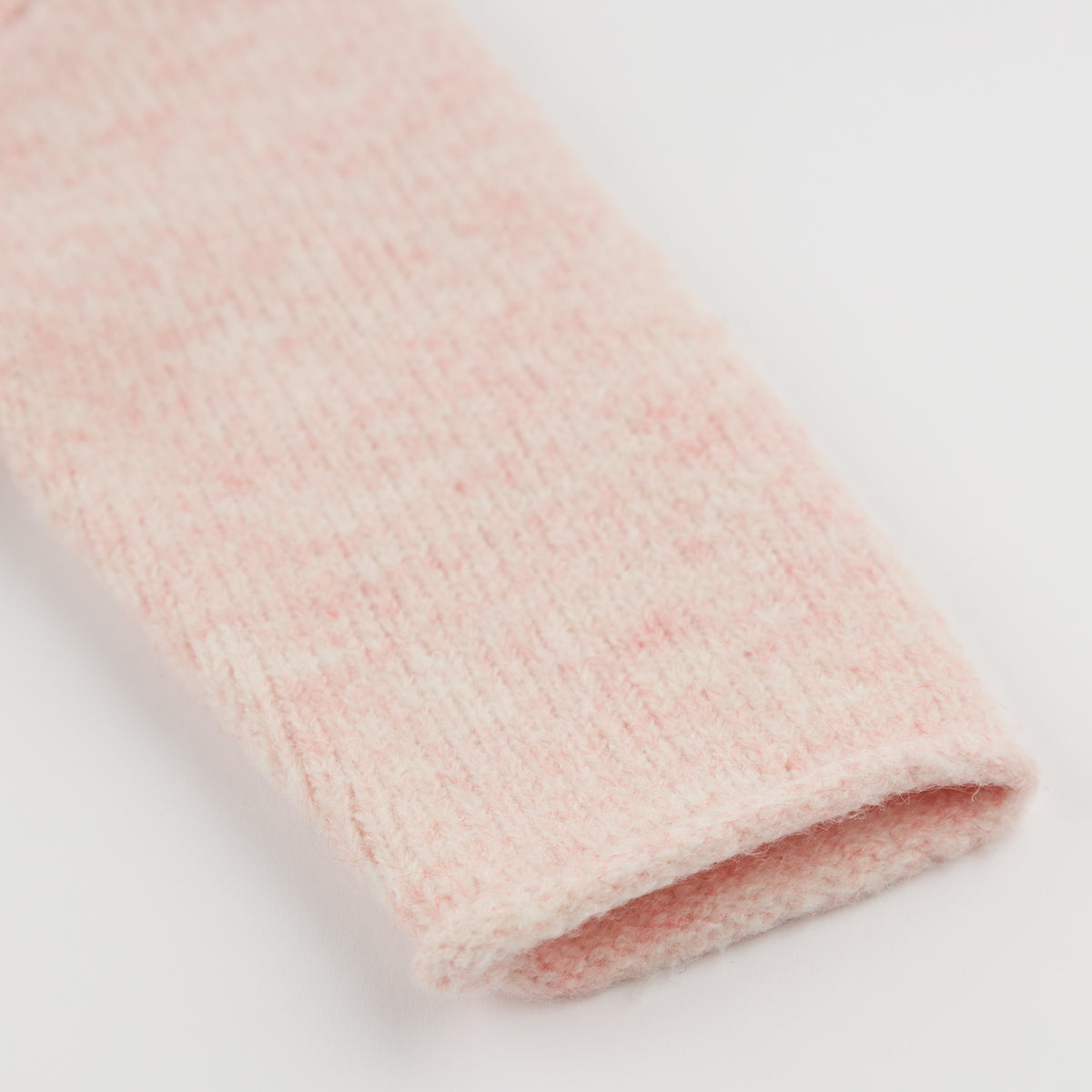 oh baby! Heather Knit Roll-Edge Sweater - Grandma Loves Me - Pink - Sleeve