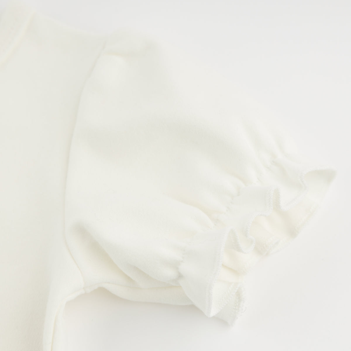 oh baby! Layla Tee - Flower Appliques - Oyster