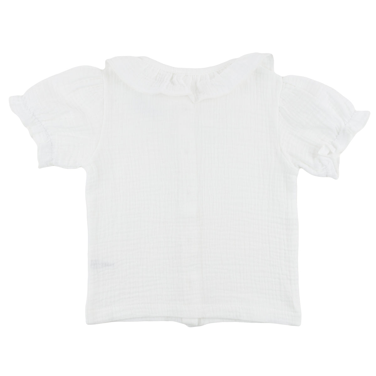 oh baby! Layla Blouse - Gauze - Oyster - Back