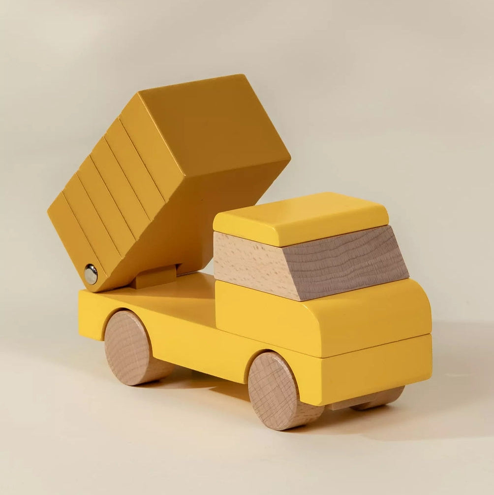 Wooden Construction Vehicle - Dump Truck