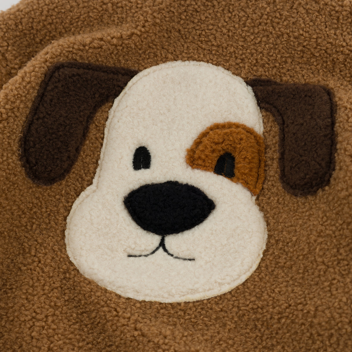 oh baby! Puppy Faces Sherpa Tahoe Jacket - Milk Chocolate