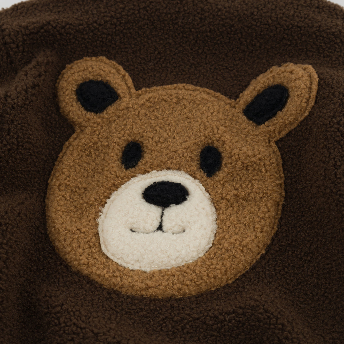 oh baby! Bear Faces Sherpa Tahoe Jacket - Chestnut