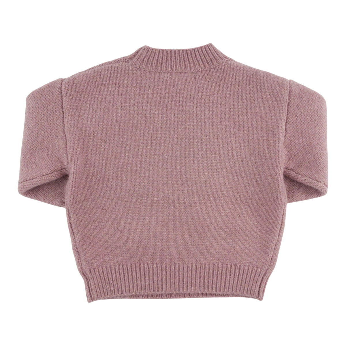 oh baby! Grandpa Knitted Pullover Sweater - Daisy - Dusty Pink - Back