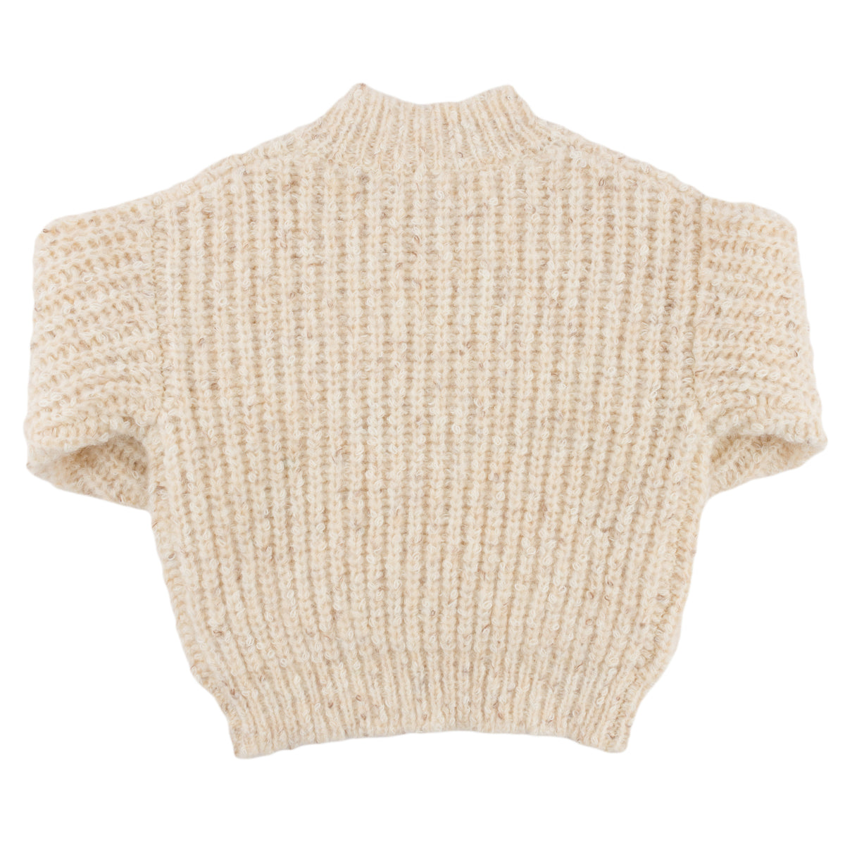 oh baby! Fleck Grandpa Knitted Pullover - Cream - oh baby!