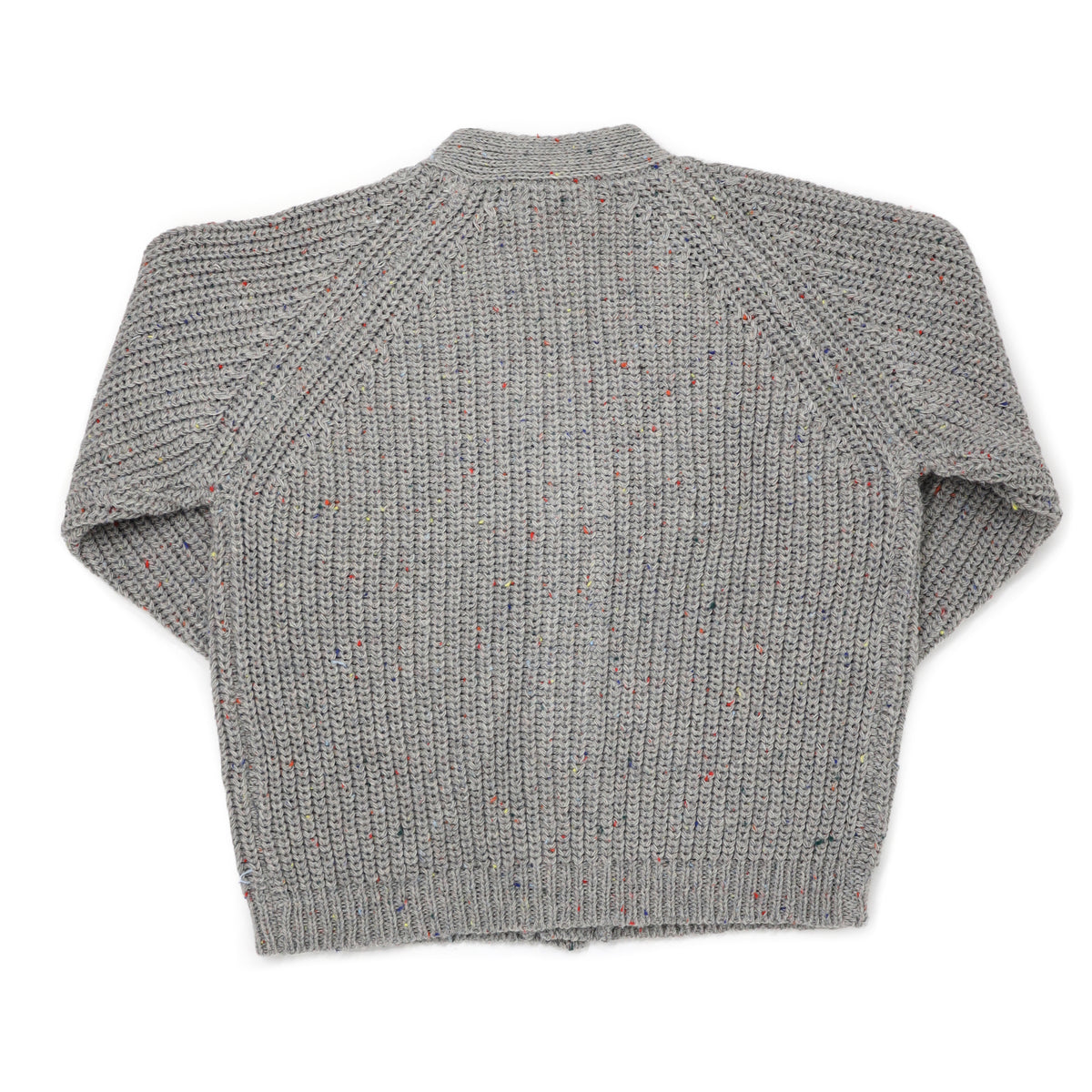 oh baby! Grandpa Knitted Cardigan - Charcoal Confetti
