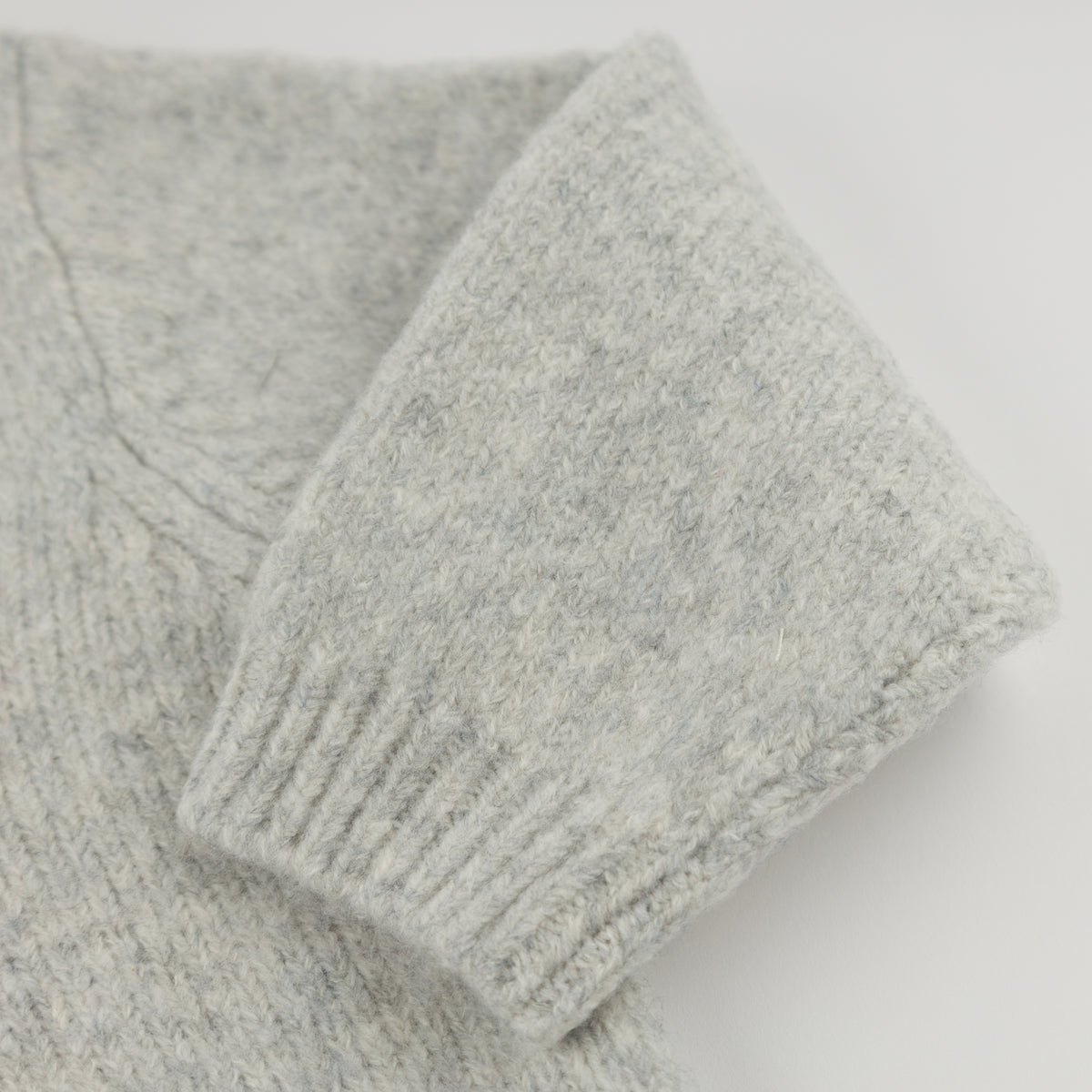 oh baby! Crew Neck Sweater - Football - Heather Gray - Sleeve