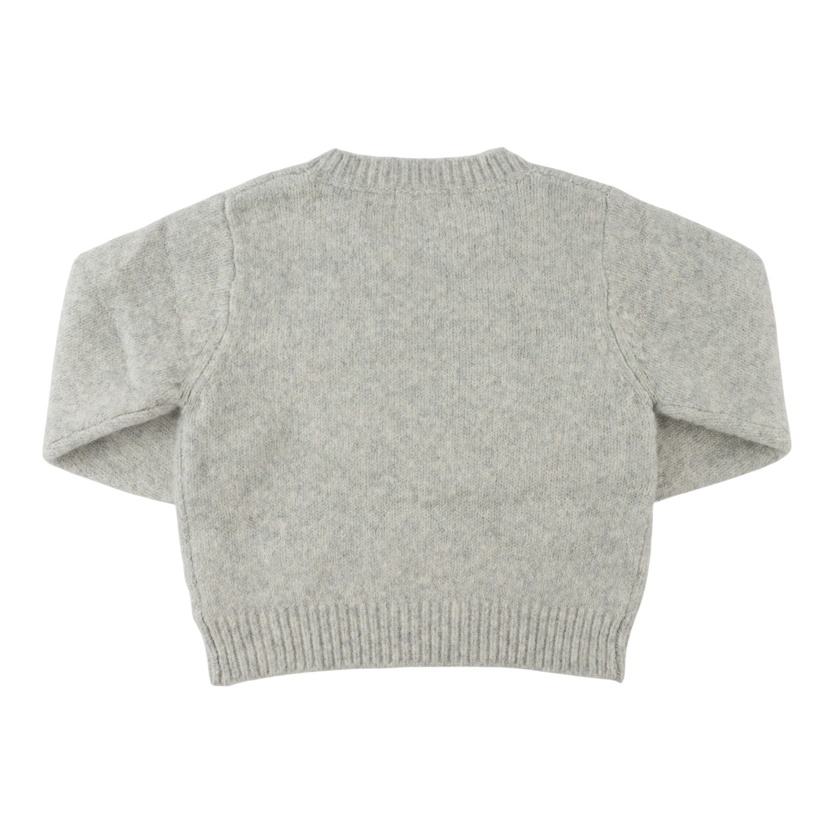 oh baby! Crew Neck Sweater - Football - Heather Gray - Back
