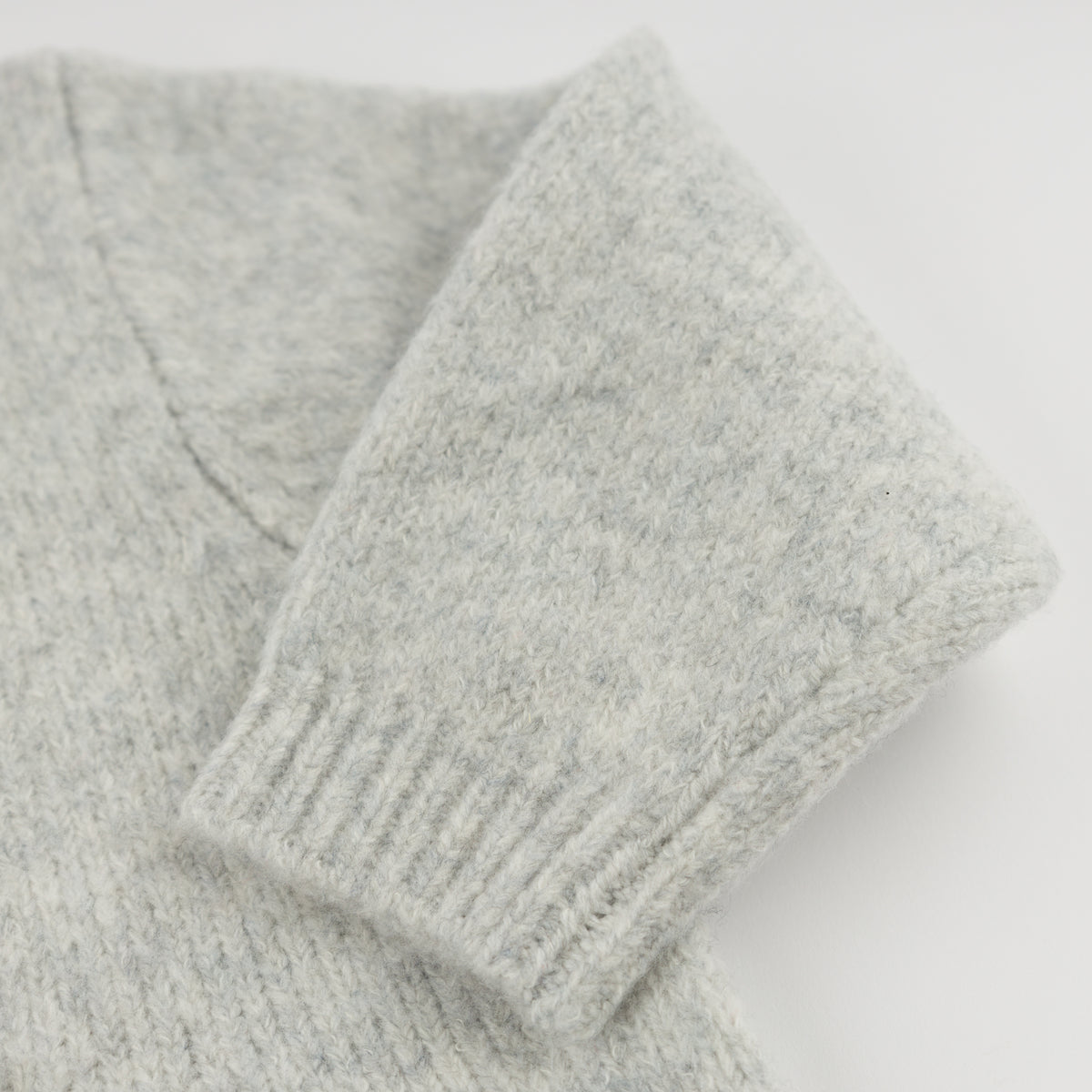oh baby! Crew Neck Sweater - Hockey - Heather Gray - Sleeve