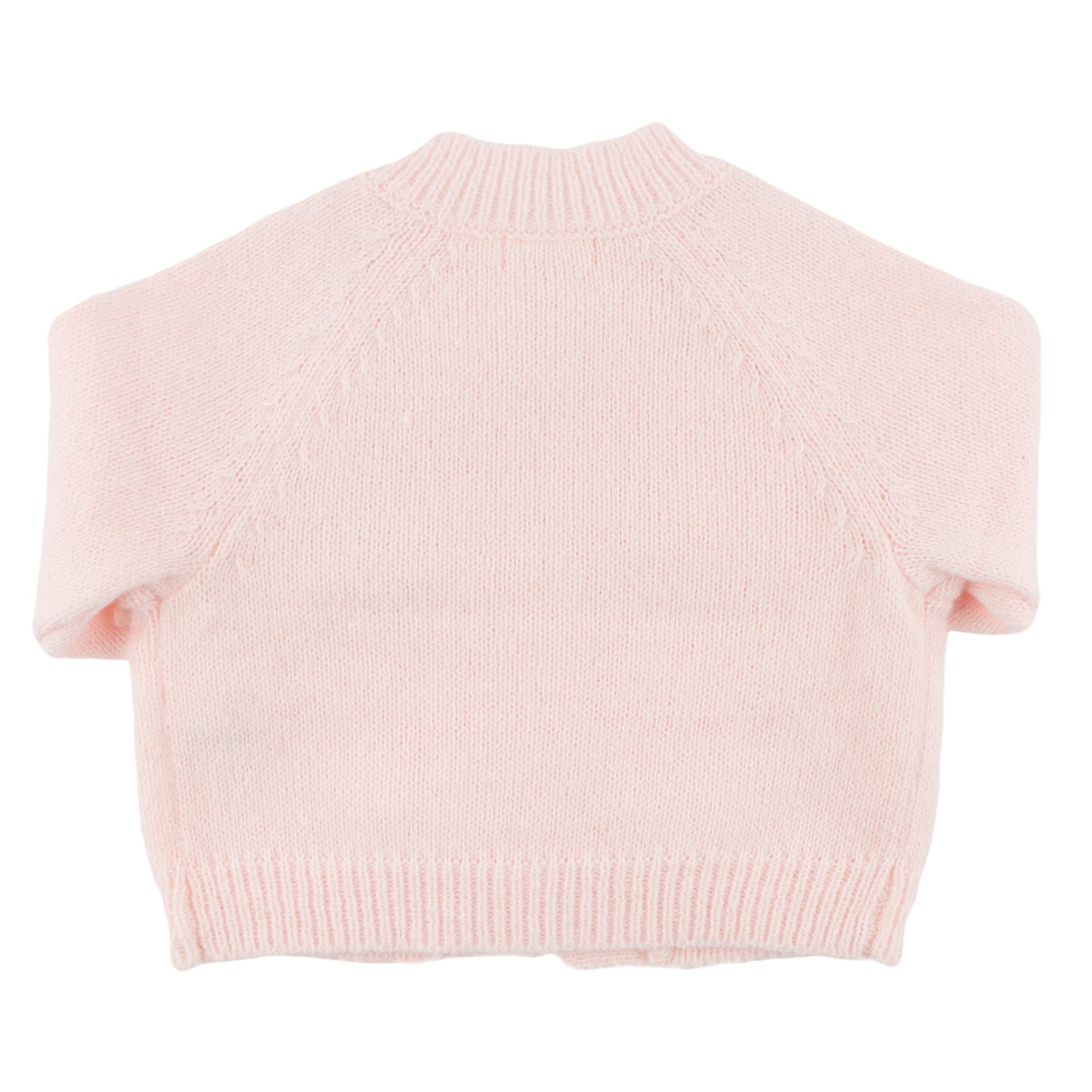 oh baby! Scandi Flower Knit Cardigan - Baby Pink - Back