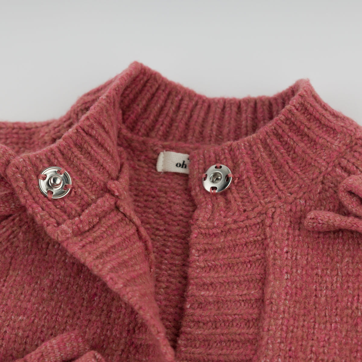 oh baby! Multi Bow Cardigan - Boysenberry - Snap Closure