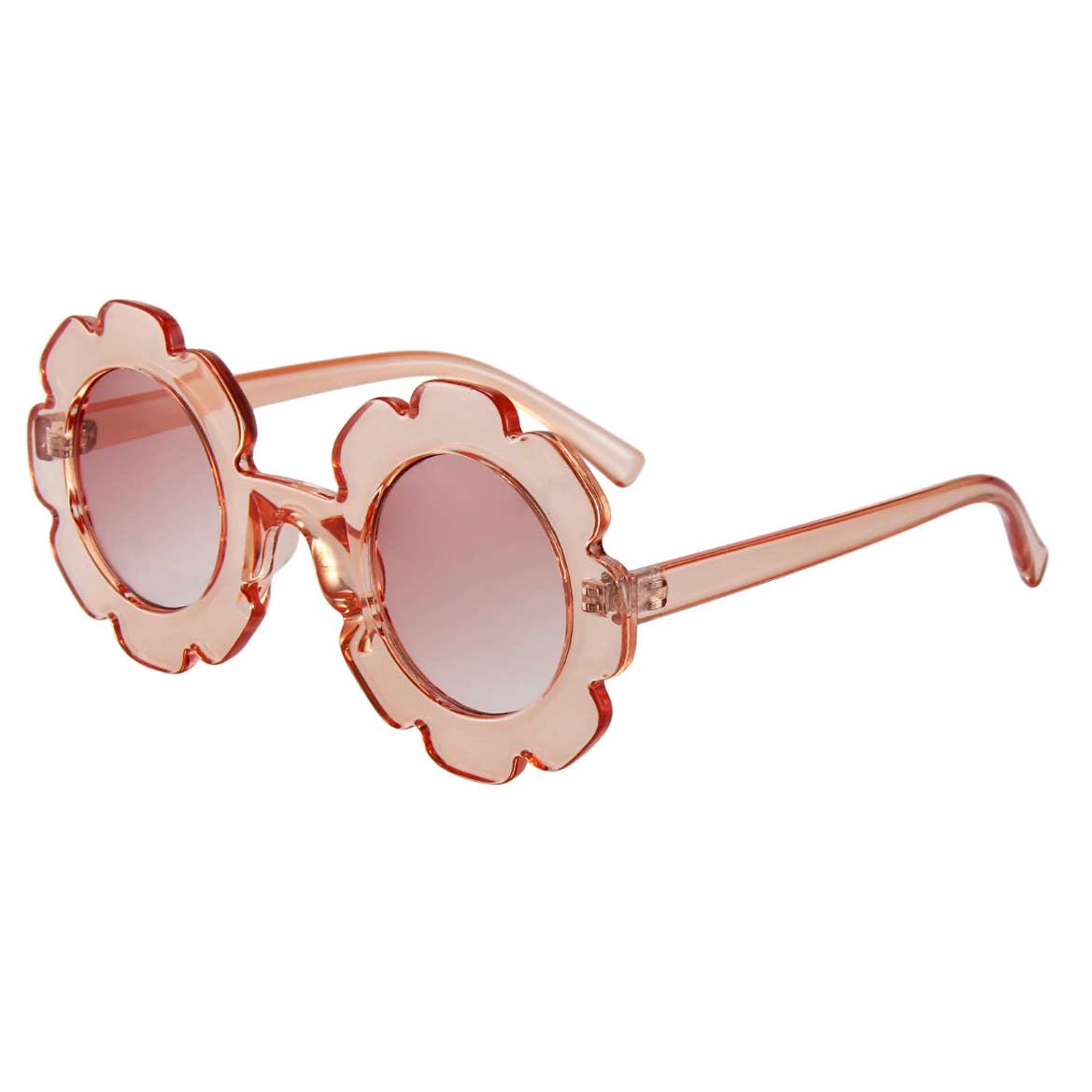 Baby & Toddler Daisy Sunglasses - Clear Peach
