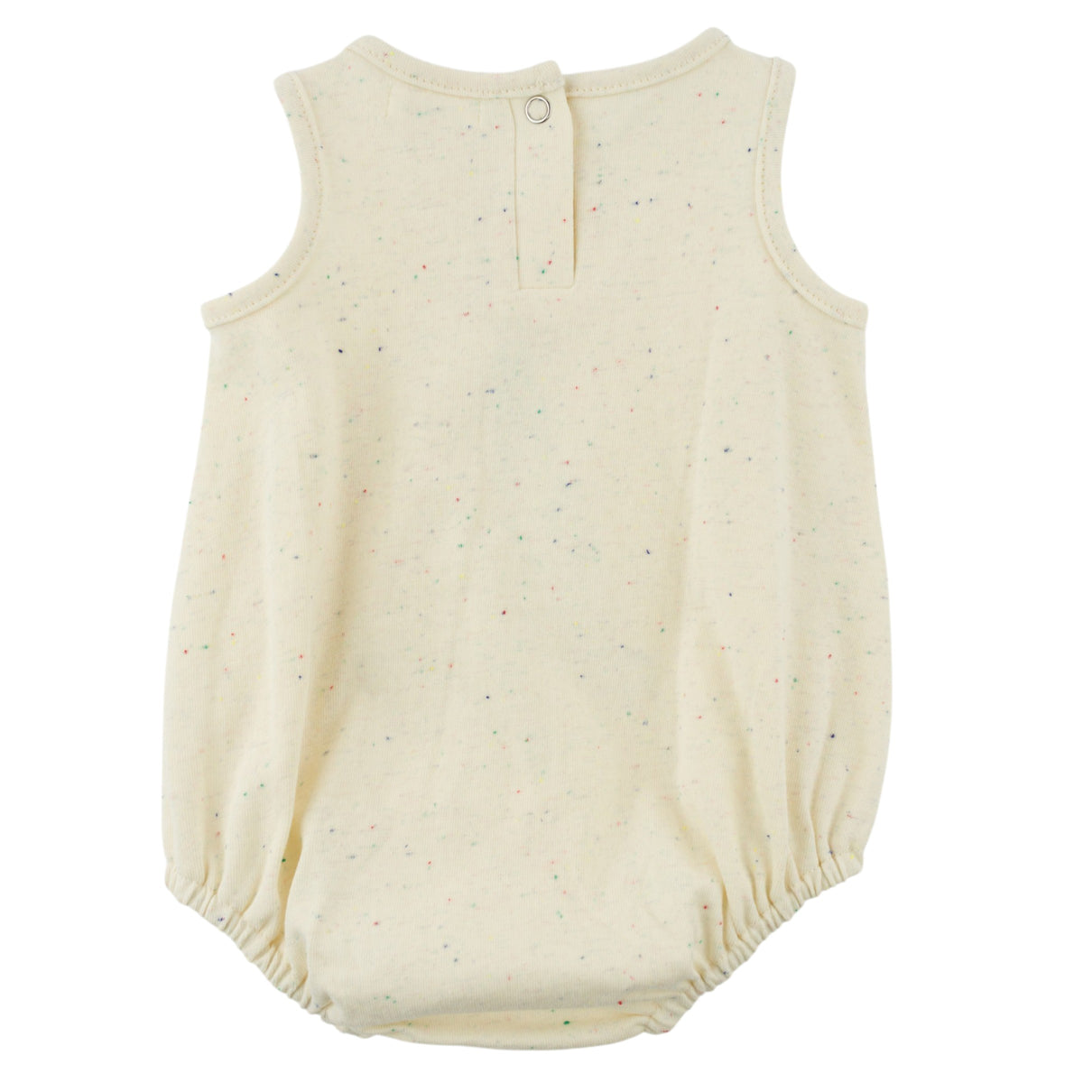 oh baby! Bubble Onesie -Sailboat Applique - Confetti Natural
