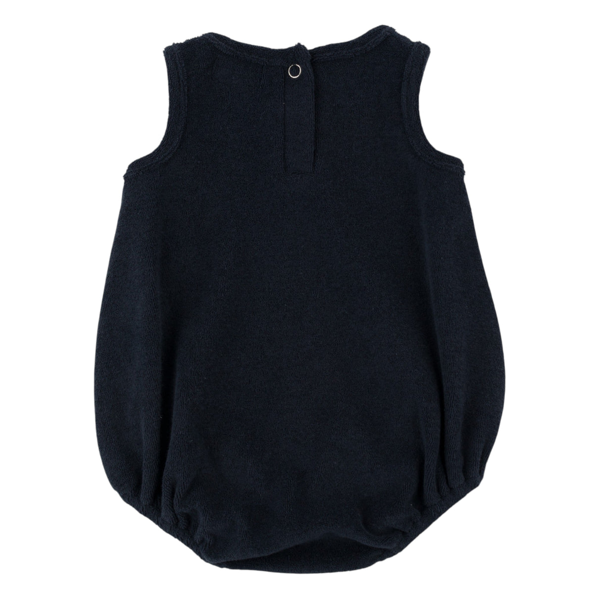 oh baby! Bubble Onesie - Captain with Anchor Applique - Navy - Back