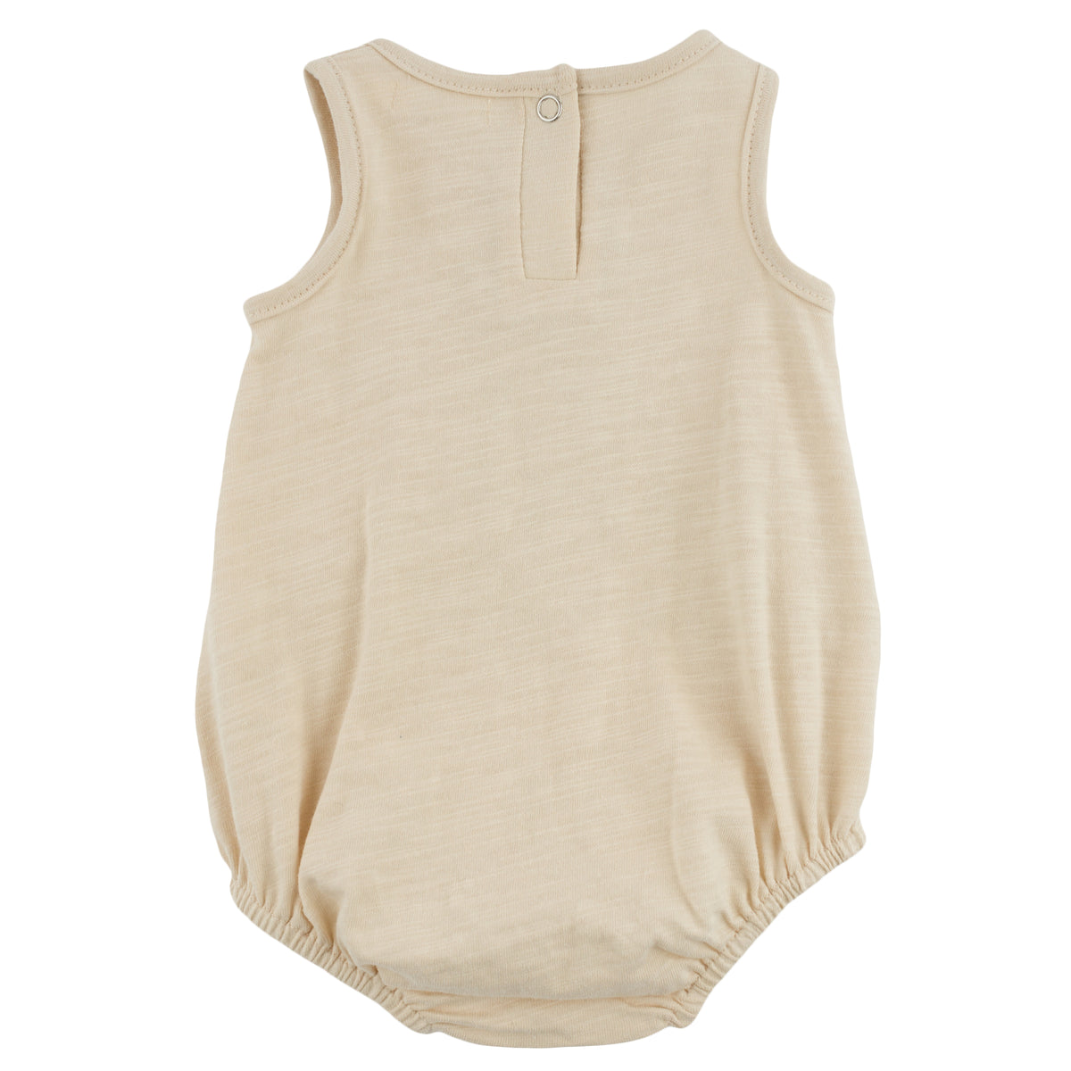 oh baby! Bubble Onesie - "Go Fish" Print - Natural - Back