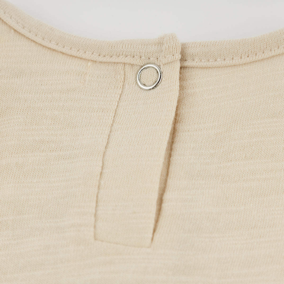 oh baby! Bubble Onesie - "Go Fish" Print - Natural - Back Snap