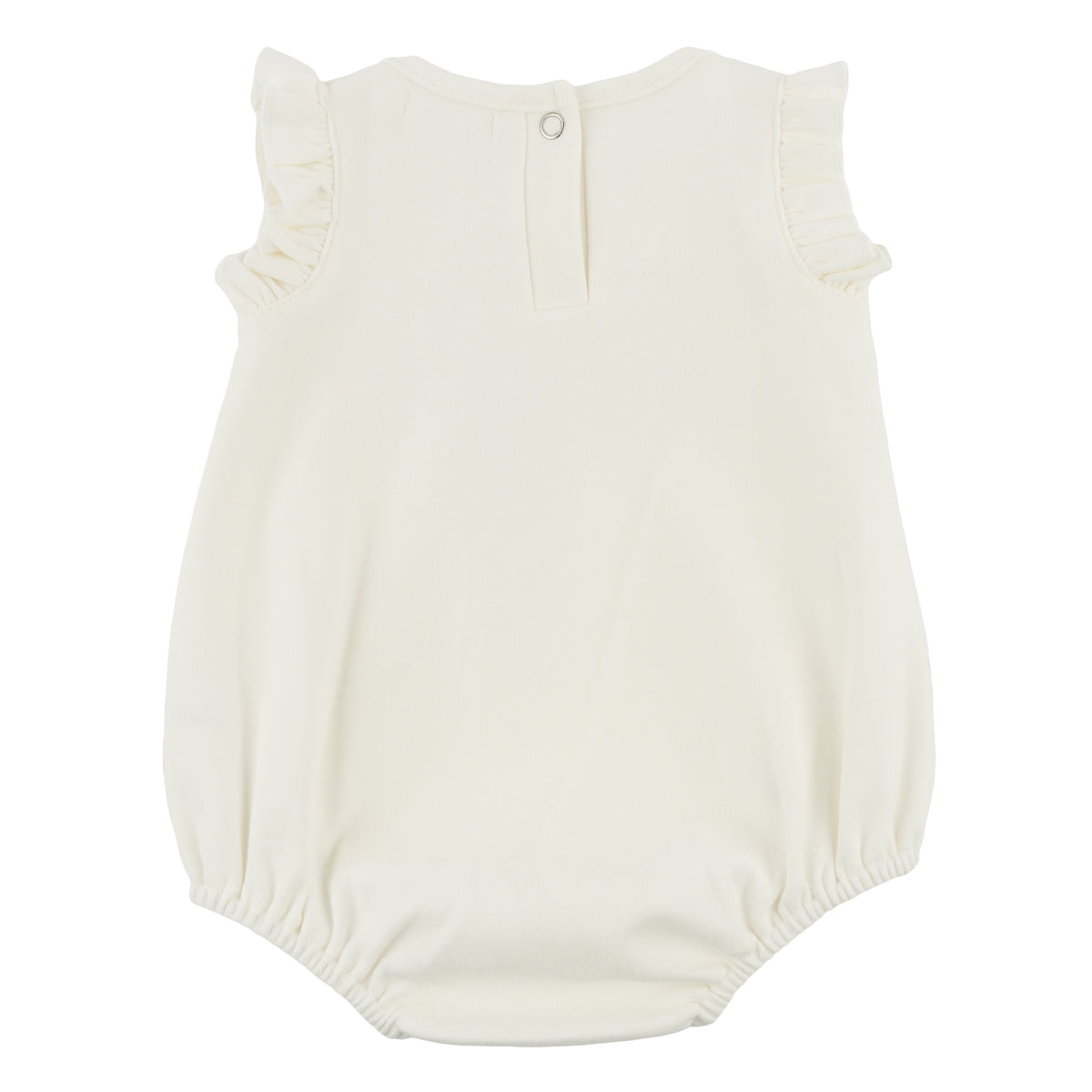oh baby! Bubble - "loved" with Heart Embroidery - Oyster - Back