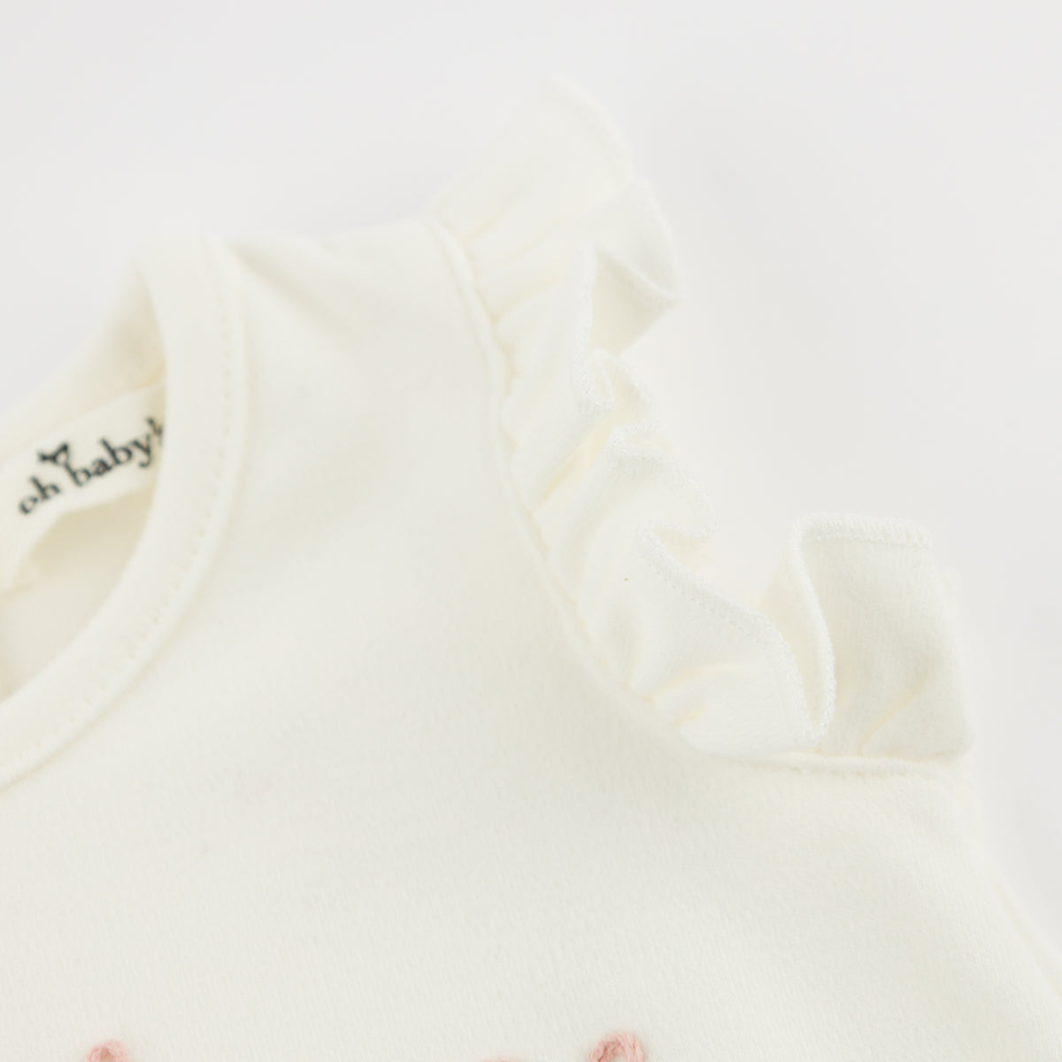 oh baby! Bubble - "grandma loves me" Embroidery - Oyster - Sleeve