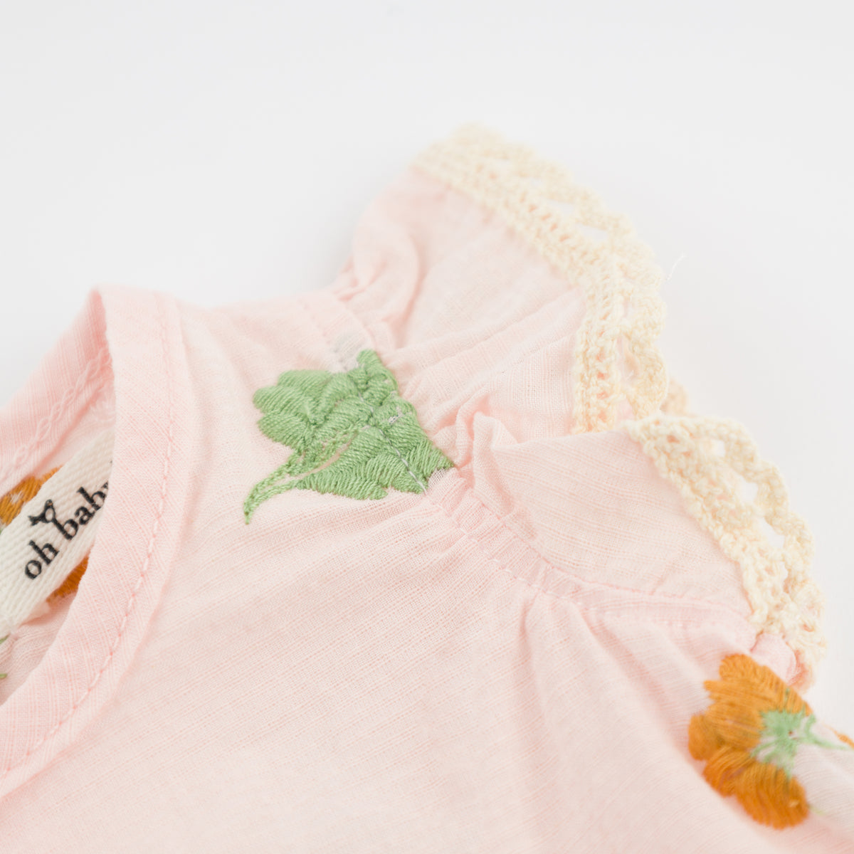 oh baby! Flutter Bubble - Sunflower Bloom - Pale Pink - Sleeve