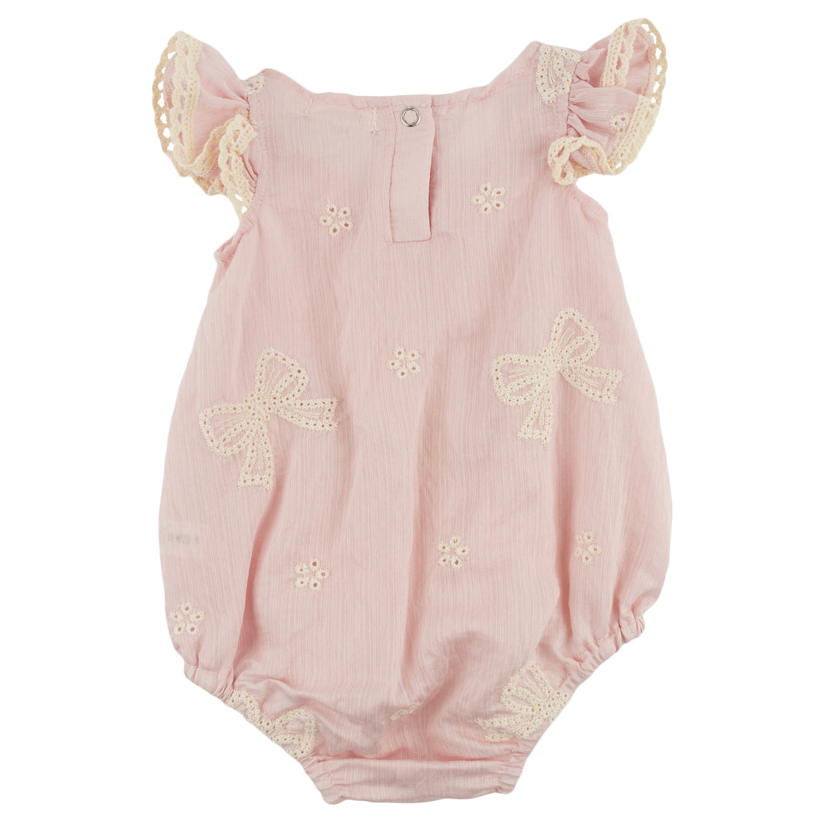 oh baby! Flutter Bubble - Embroidery Bows - Dusty Pink - Back