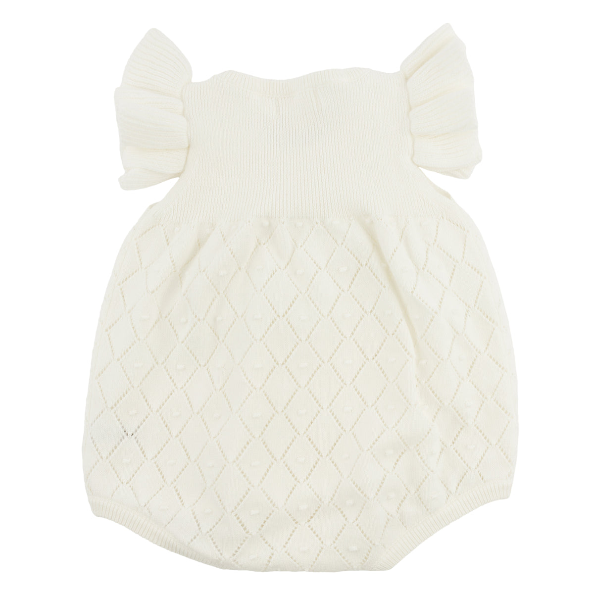 oh baby! Cecilia Bubble - Diamond Stitch - Oyster - Back