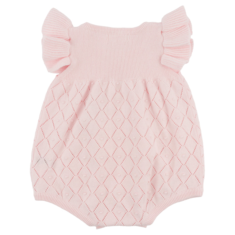 oh baby! Cecilia Bubble - Diamond Stitch - Barely Pink