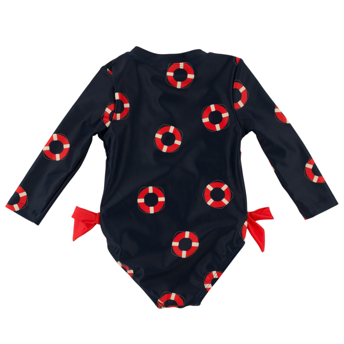 oh baby! Malibu Swimsuit - Life Rings Print - Navy - back