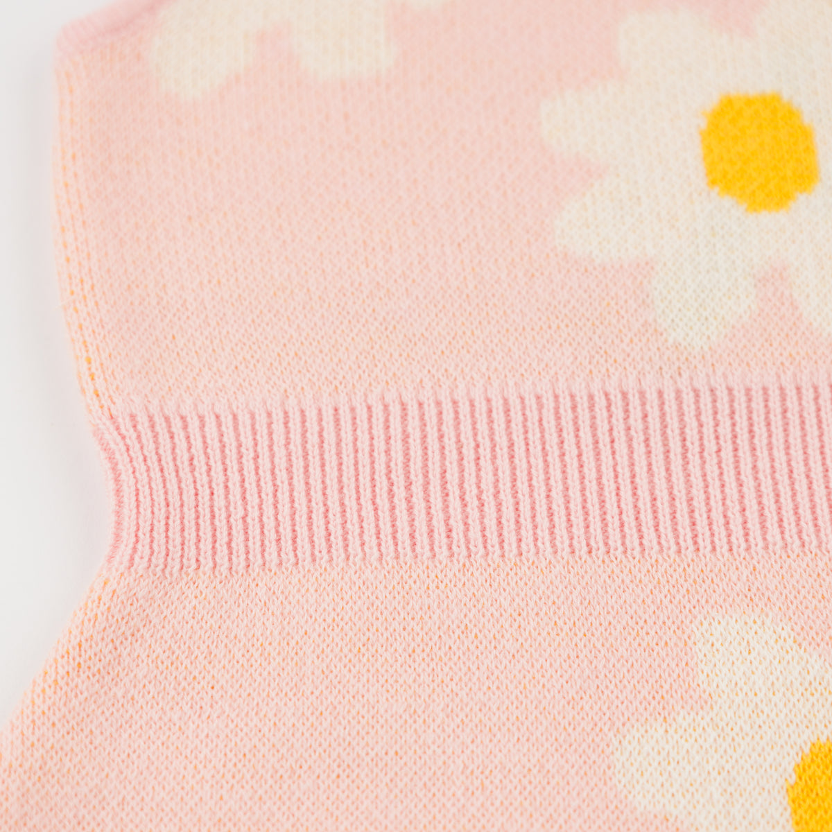 oh baby! Victoria Intarsia Dress - Daisy - Pink - Waist